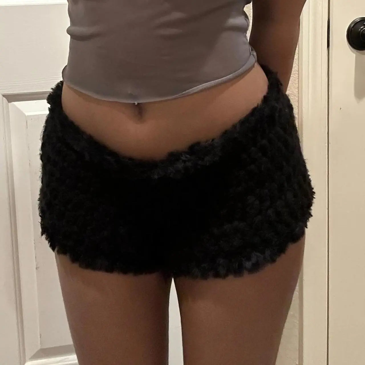 fur addict shorts: espresso JDNA