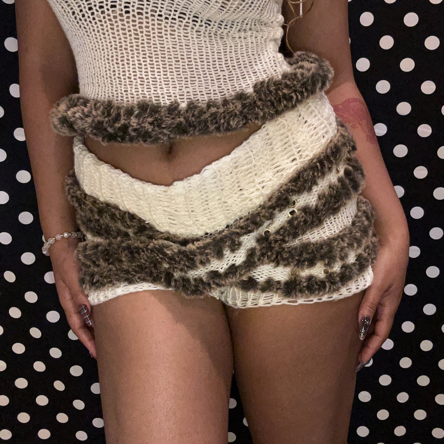 le flirt shorts: vanille