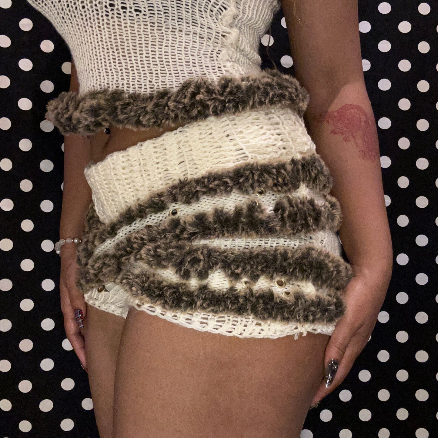 le flirt shorts: vanille